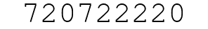 Number 720722220.