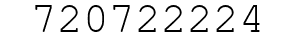 Number 720722224.
