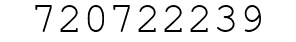 Number 720722239.