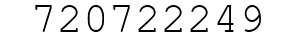Number 720722249.