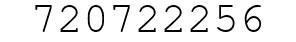 Number 720722256.