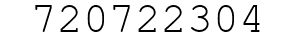 Number 720722304.