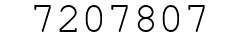 Number 7207807.