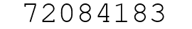 Number 72084183.