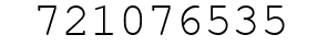 Number 721076535.