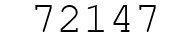Number 72147.