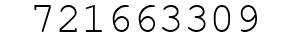Number 721663309.