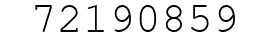 Number 72190859.