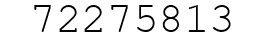 Number 72275813.