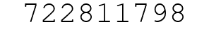 Number 722811798.