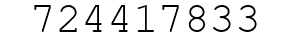 Number 724417833.
