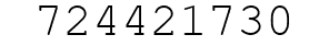 Number 724421730.