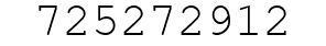 Number 725272912.