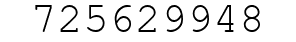 Number 725629948.