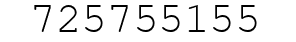Number 725755155.
