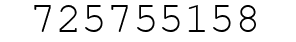 Number 725755158.