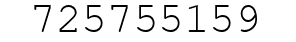Number 725755159.