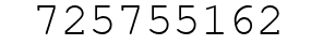 Number 725755162.