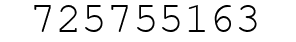 Number 725755163.
