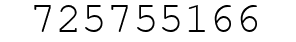 Number 725755166.