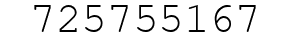 Number 725755167.