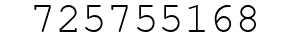 Number 725755168.