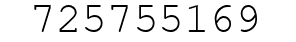 Number 725755169.