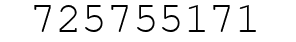 Number 725755171.