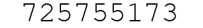 Number 725755173.