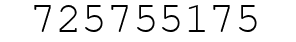 Number 725755175.