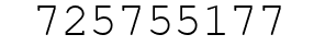 Number 725755177.