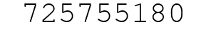 Number 725755180.