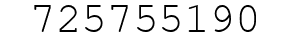 Number 725755190.