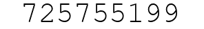 Number 725755199.