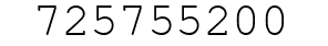 Number 725755200.