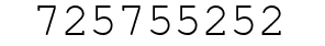 Number 725755252.
