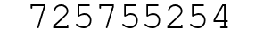 Number 725755254.