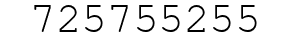 Number 725755255.