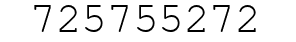 Number 725755272.