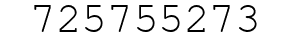 Number 725755273.