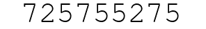 Number 725755275.