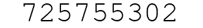 Number 725755302.