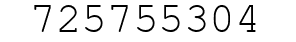 Number 725755304.