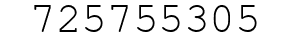 Number 725755305.