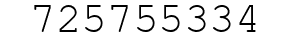 Number 725755334.