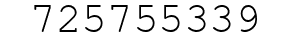 Number 725755339.