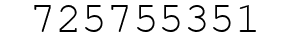 Number 725755351.