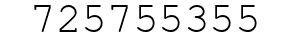 Number 725755355.