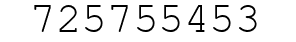 Number 725755453.
