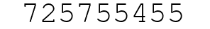 Number 725755455.